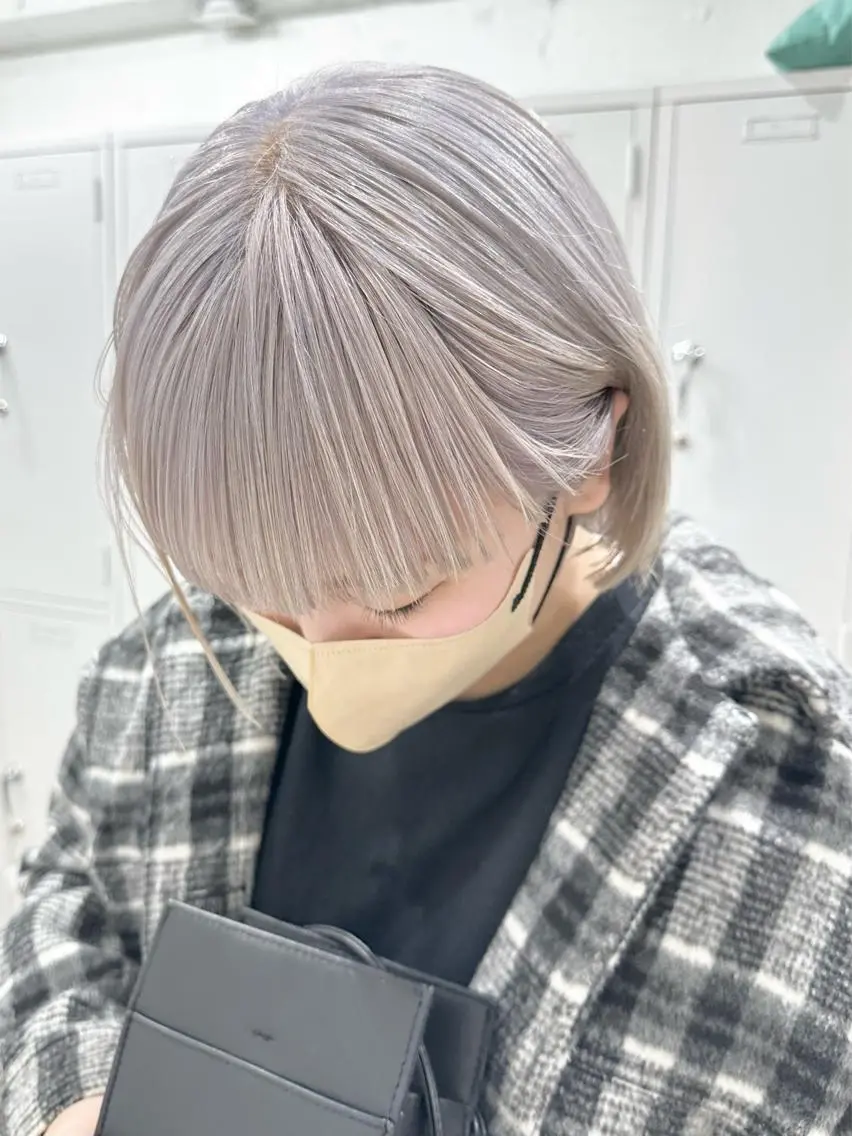 ショート カラー ヘアカラー トリートメント ヘアセット kai .のヘアスタイル