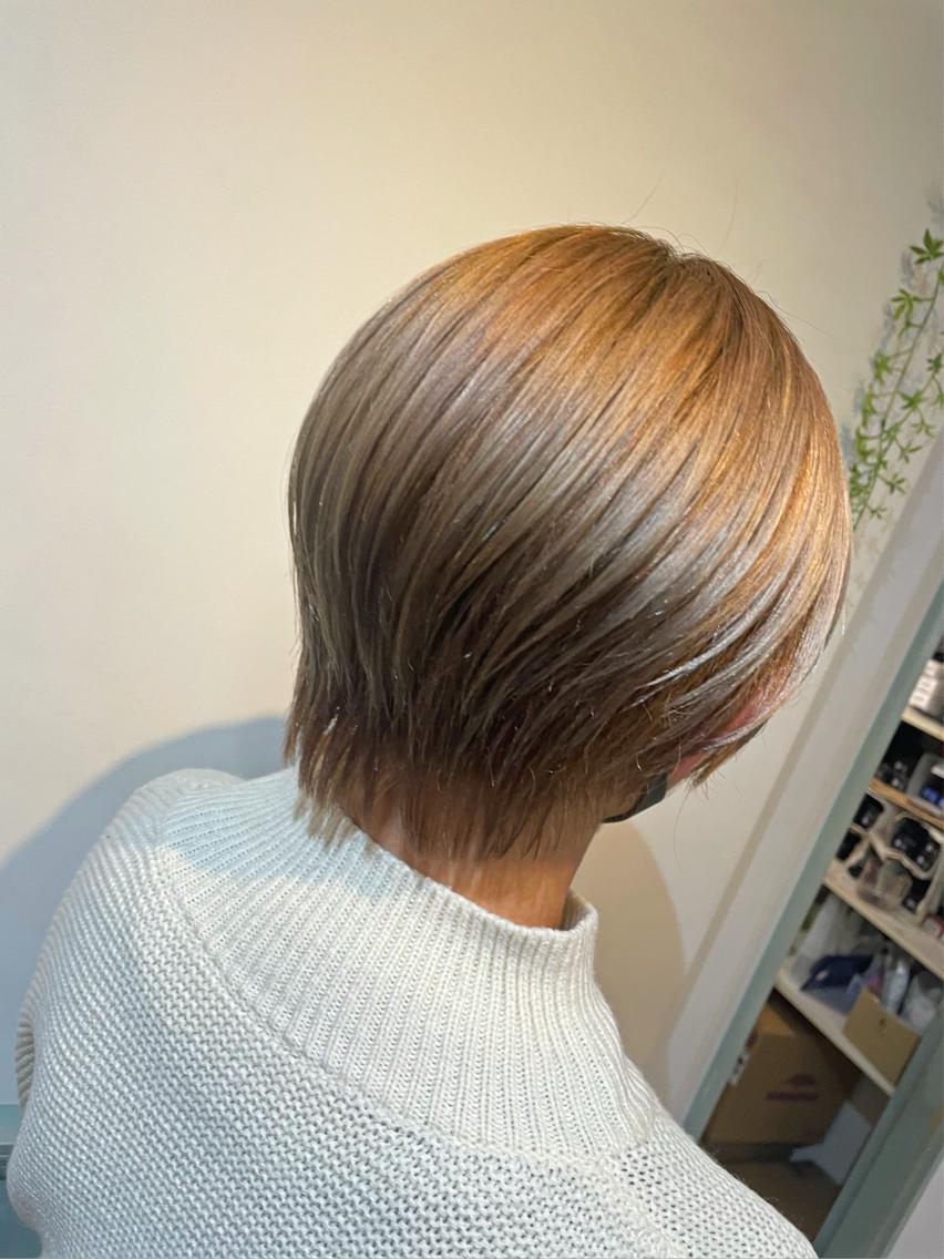 ショート カット トリートメント 🐤 ゆい🐓のヘアスタイル