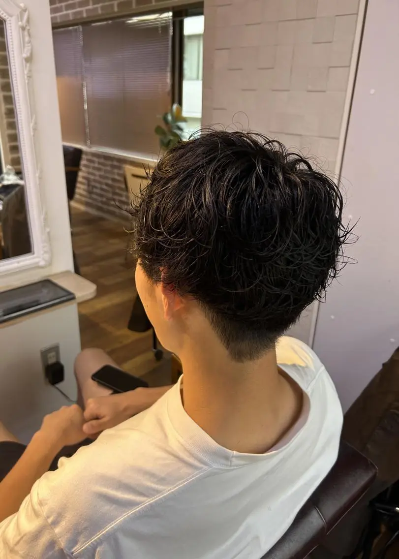 パーマ メンズ メンズパーマ 田子 未鈴のヘアスタイル