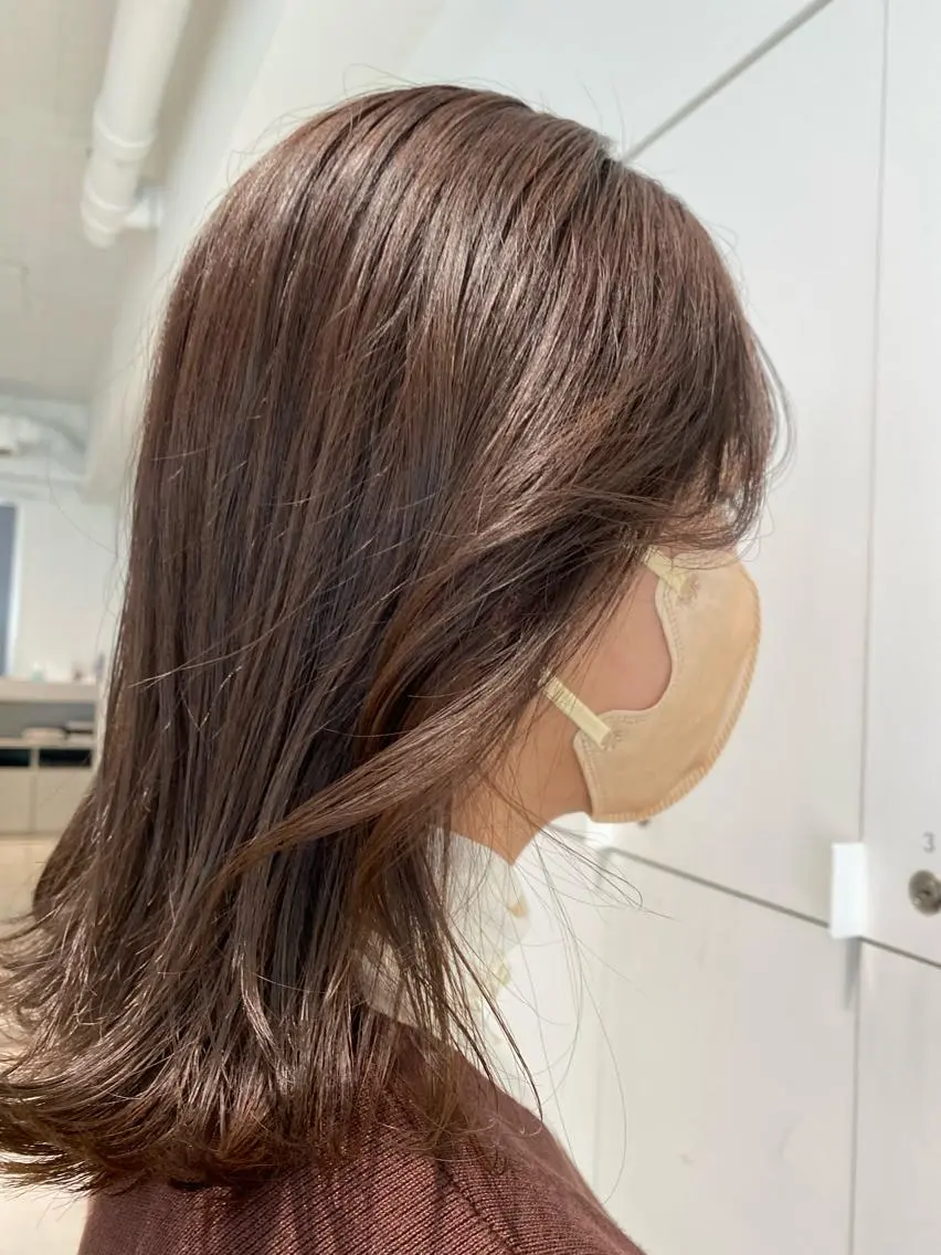 カラー ブリーチ ブリーチなしカラー ミキ stylistのヘアスタイル
