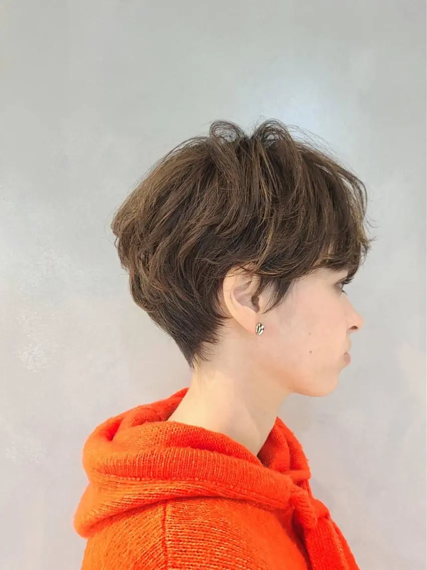 ショート パーマ ショート・ボブ✂️ 紅葉のヘアスタイル