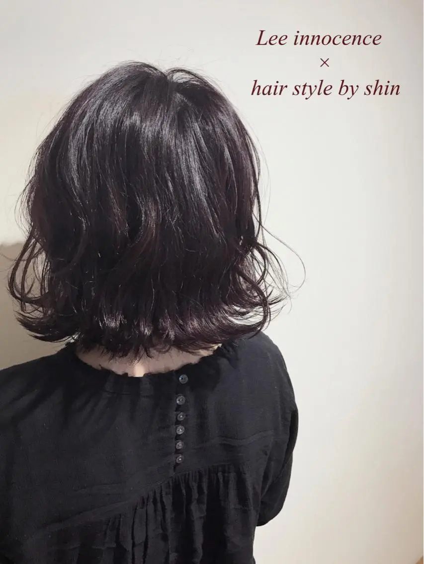 ショート カラー パーマ バイオレットカラー カット ヘアカラー トリートメント カラー/髪質改善スペ シャリスト宮本 伸一のヘアスタイル