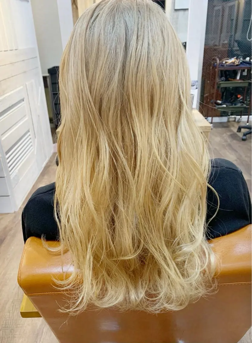 ロング カラー 初めてでも失敗しない 透明感カラー Miiのヘアスタイル