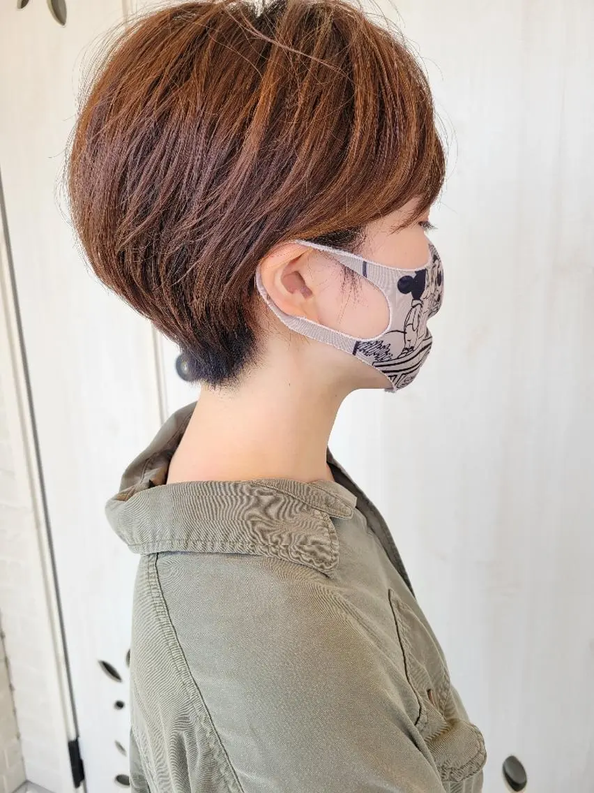 ショート 清水 沙織のヘアスタイル
