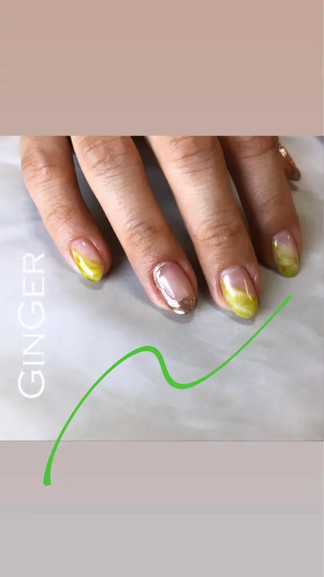 ネイル フットネイル ginger nail&spaのネイルデザイン