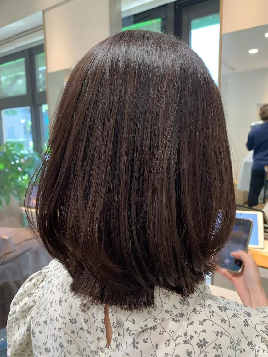 ショート カラー ヘアカラー トリートメント ヒロタ ハルヒ🦁のヘアスタイル