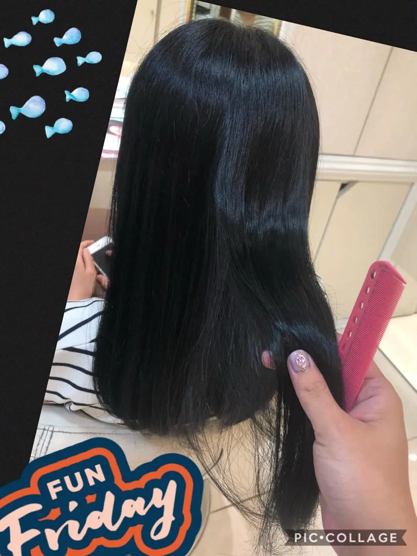 ロング カラー 永島 桜のヘアスタイル