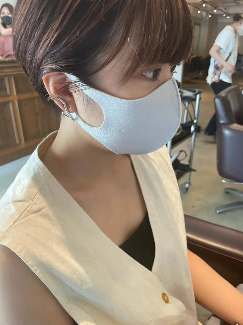 ショート カット トリートメント minatsu 東京の技術を京都でのヘアスタイル
