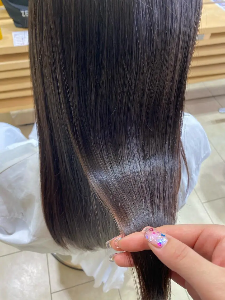 ロング カラー ヘアアレンジ TSUNA 🌙 Lim 五反田のマツエク・マツパデザイン
