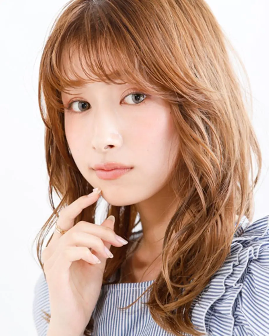 ロング カラー カット パーマ 【千葉駅南口歩1分】 MAKAのヘアスタイル