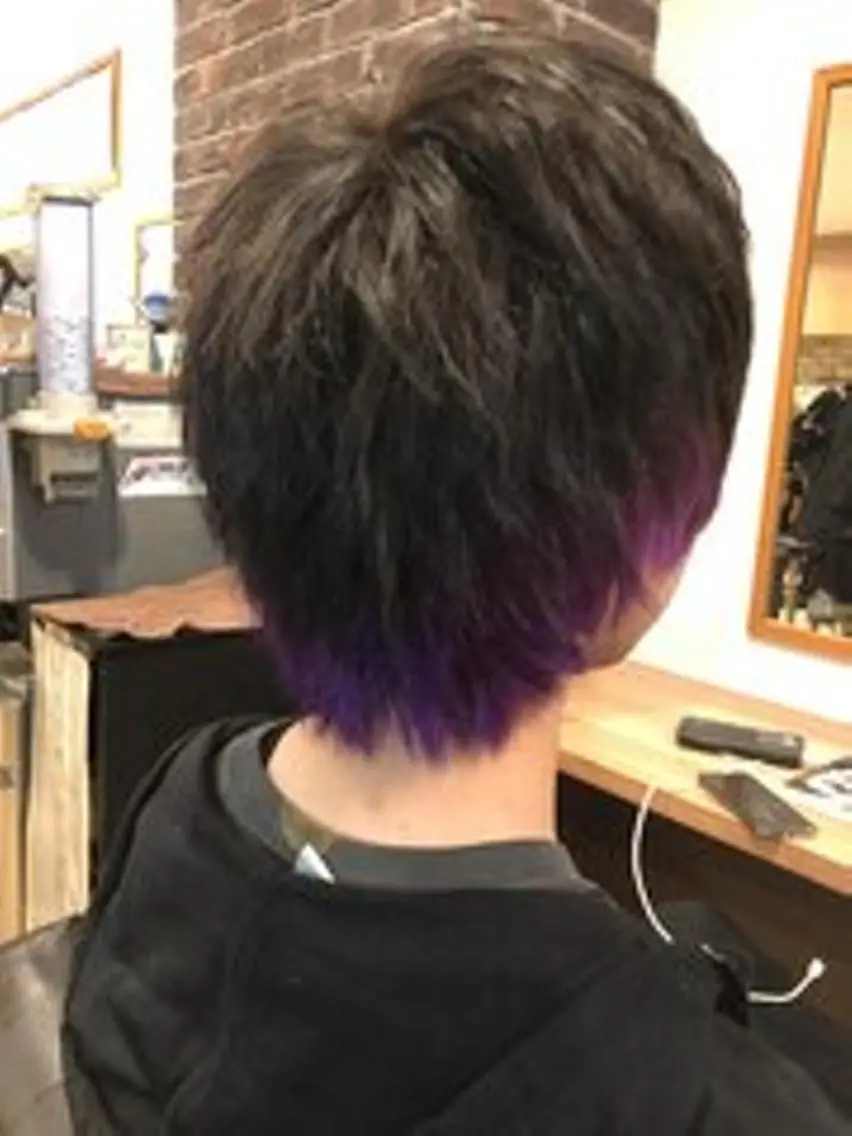 メンズ ヘアカラー 🌈縮毛矯正№１🌈 newi池袋店⭐江口のヘアスタイル