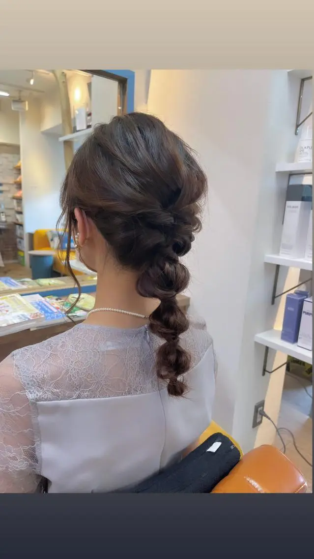 ロング ヘアアレンジ ヘアセット IMARI /のヘアスタイル