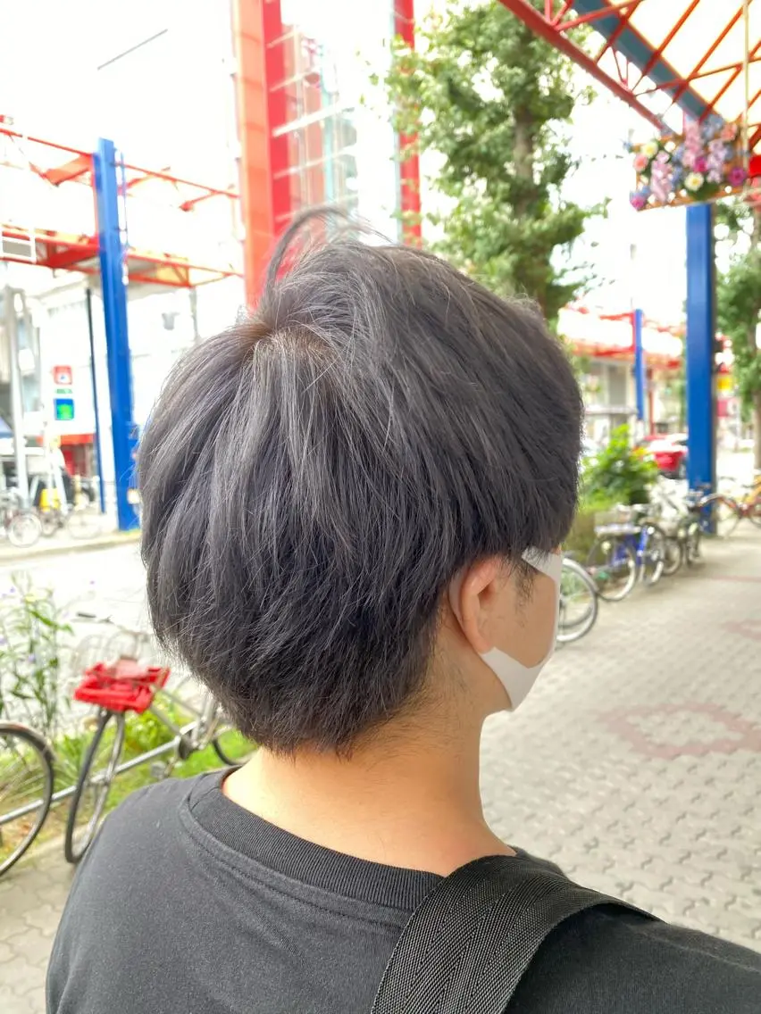 メンズ メンズブリーチ ヘアカラー ゆぴ☾‪/推しカラー /ハイトーンのヘアスタイル
