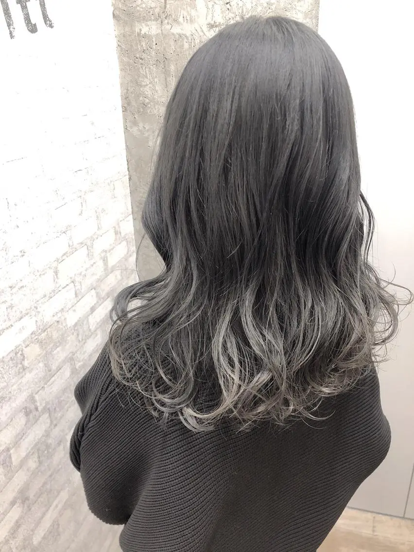 ロング カラー ブリーチ ケアブリーチ トリートメント カット ヘアカラー トリートメント kei_____ SALOWINのヘアスタイル
