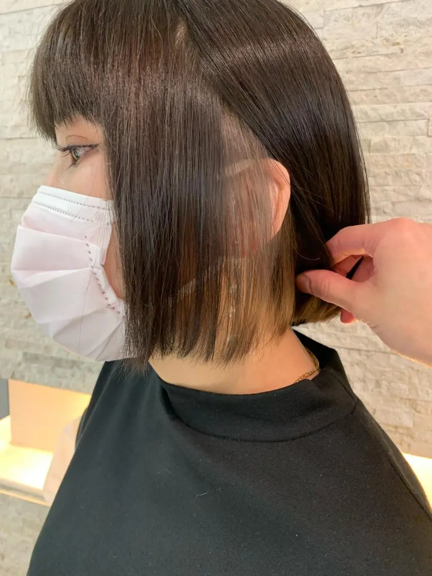 ショート カラー ベージュカラー ホワイトベージュ 🔶似合わせセンター パート/ヤス🔶のヘアスタイル