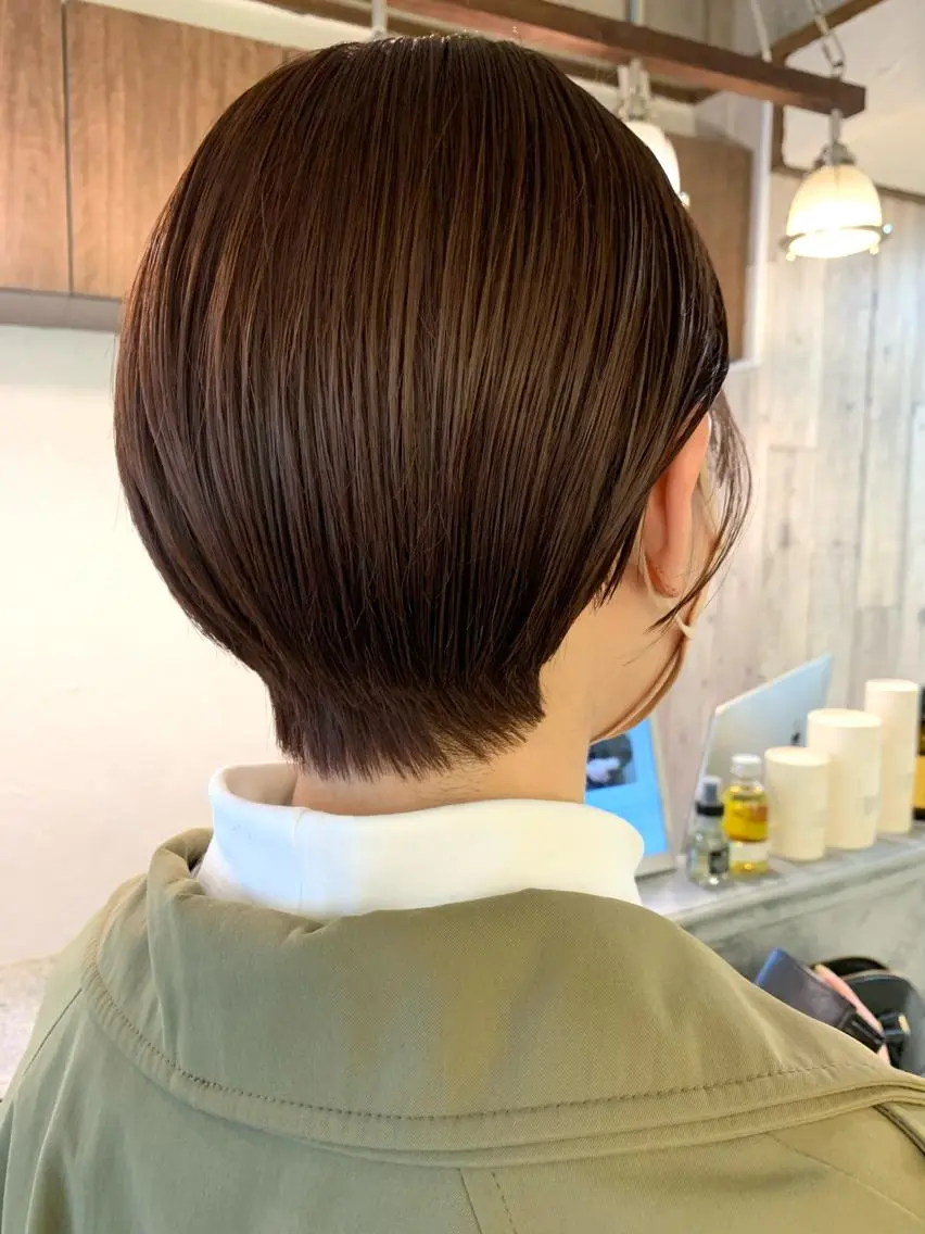 ショート カラー カット ヘアカラー トリートメント MAYU 💚森下のヘアスタイル
