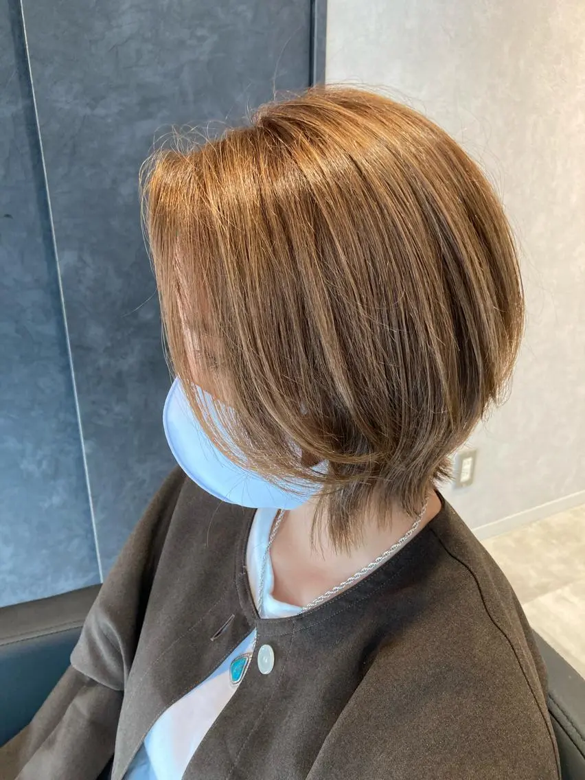 ショート カラー カット ヘアカラー 宮下 弦也のヘアスタイル