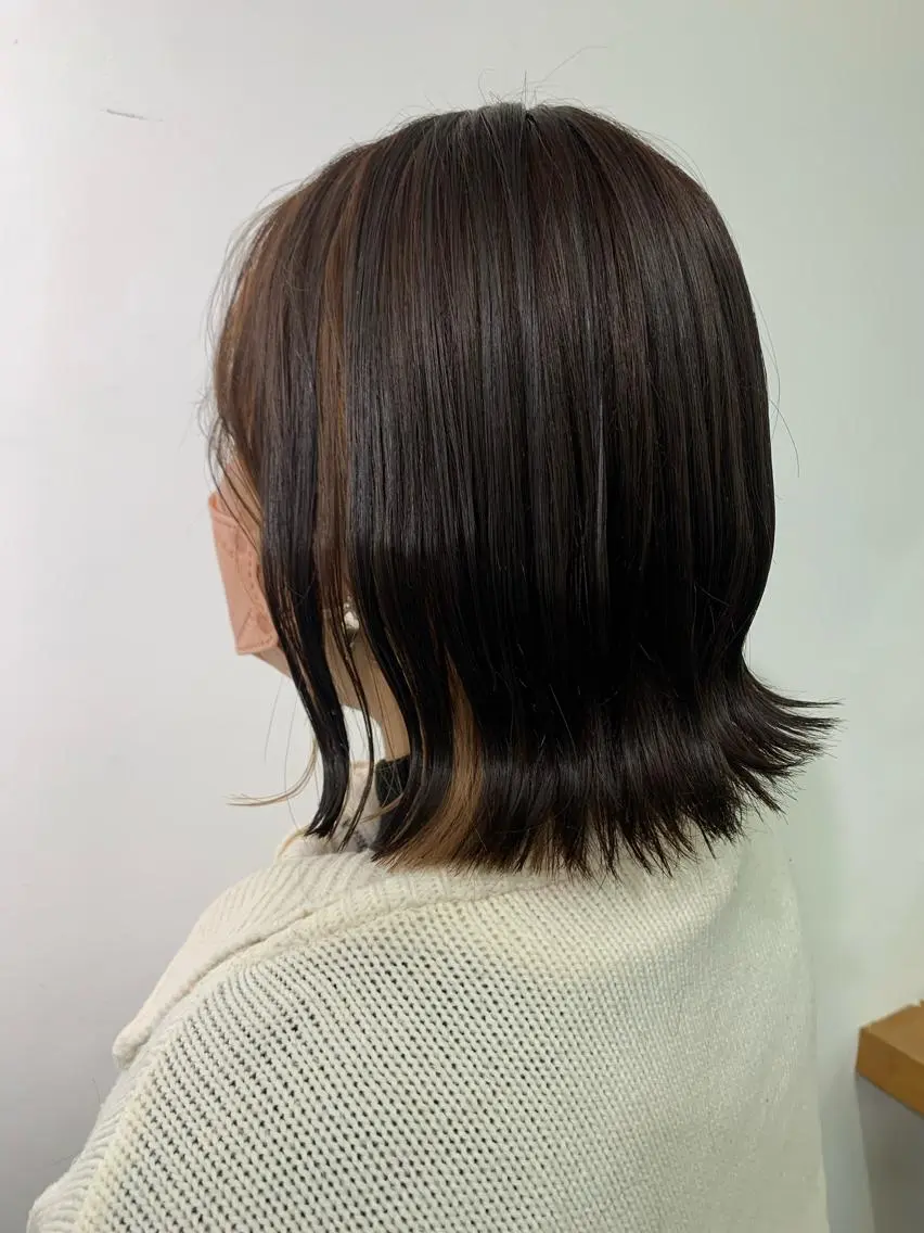 ミディアム ボブ 🐝岡本 柚葉🐝のヘアスタイル