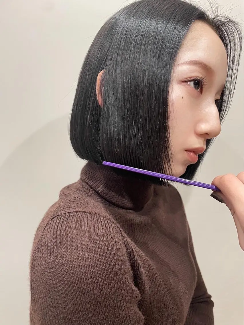 ミディアム ら んのヘアスタイル