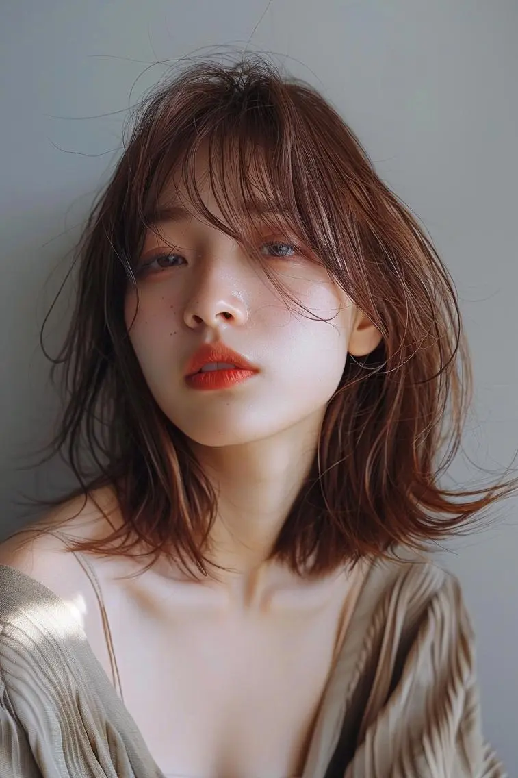 カラー ロング Luana / 公式 / 大通のヘアスタイル