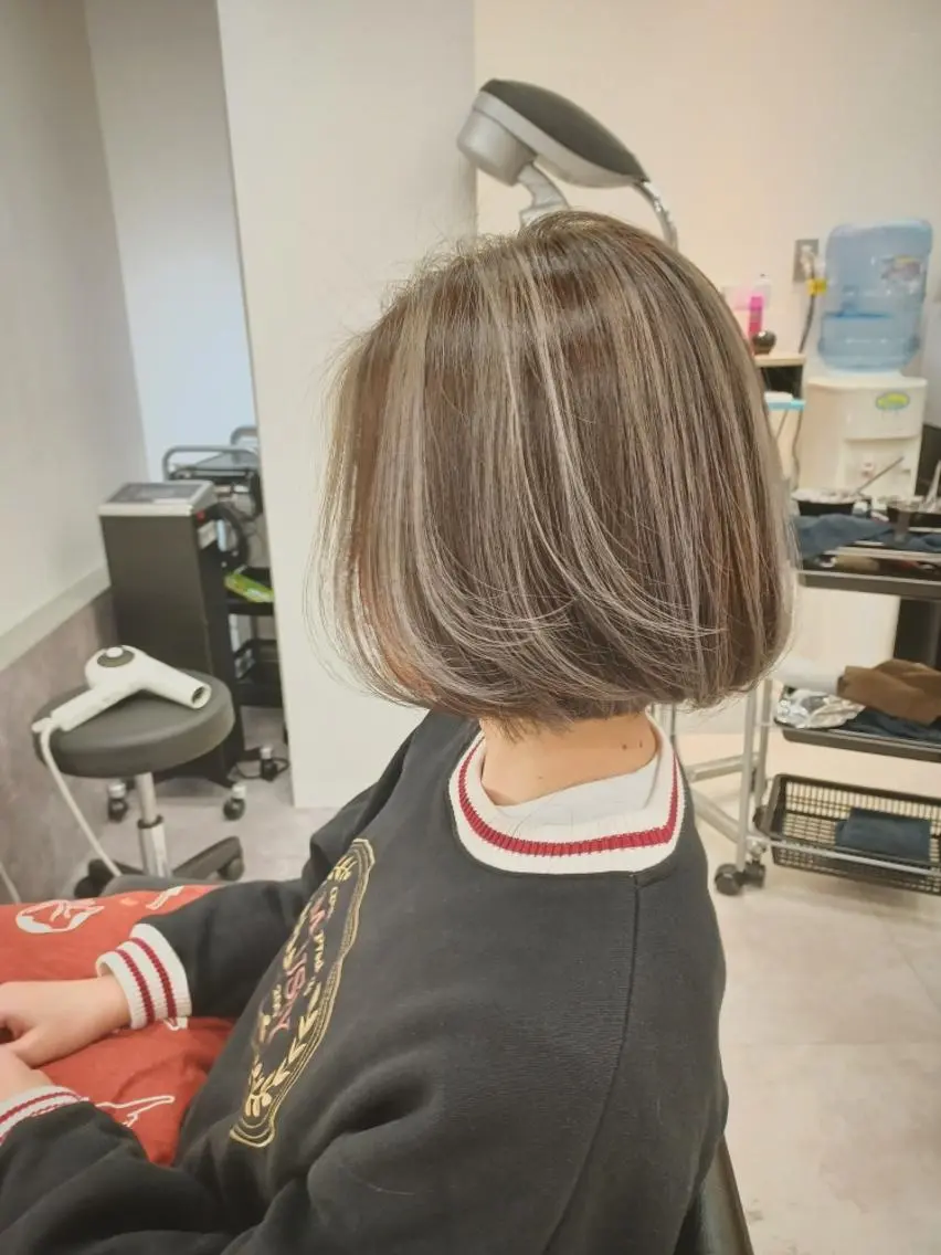 ショート カラー パーマ ヘアアレンジ メンズ マツエク・マツパ ネイル キッズ アイブロウ カット ヘアカラー トリートメント ヘアセット 6月オープン♪豊見城 Lodattu✁清水のヘアスタイル