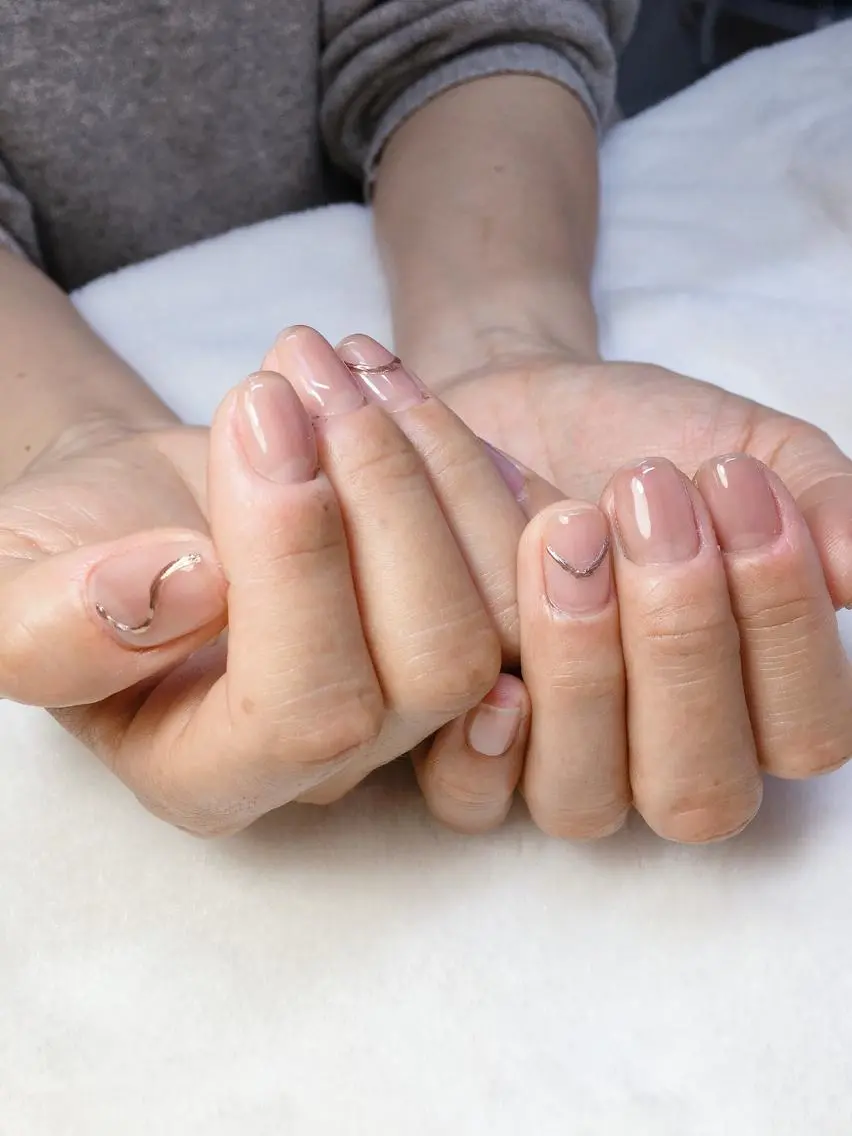 ネイル アートネイル ミラーネイル ハンドネイル kipinail 川﨑えりかのネイルデザイン