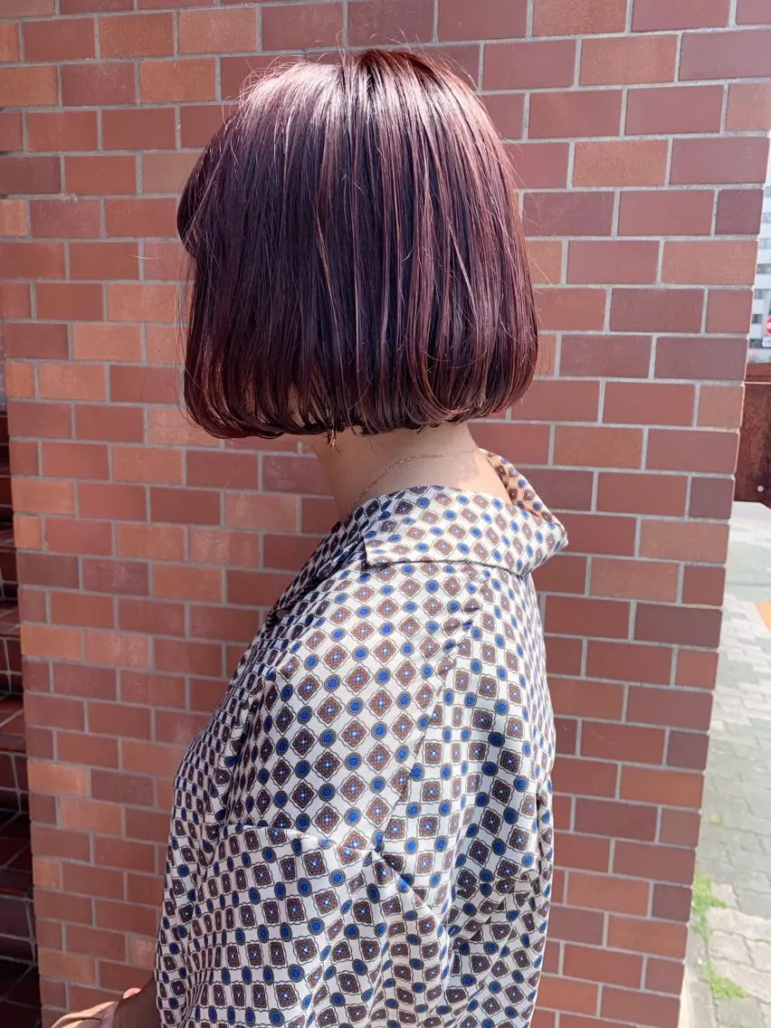 ショート 丹羽大喜 縮毛矯正/美髪矯正のヘアスタイル