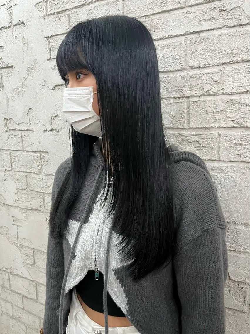 ロング カラー ヘアアレンジ カット 🪽髪質改善縮毛矯正 🤍MIU🤍のヘアスタイル