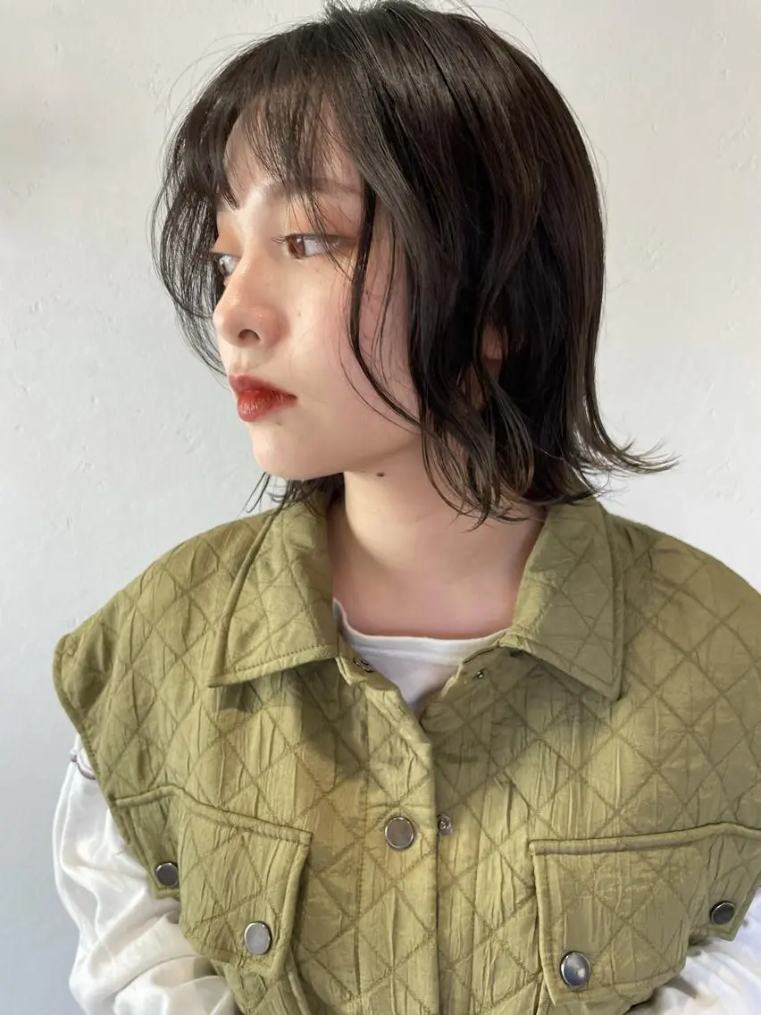 ミディアム カラー hazuki 🌝のヘアスタイル