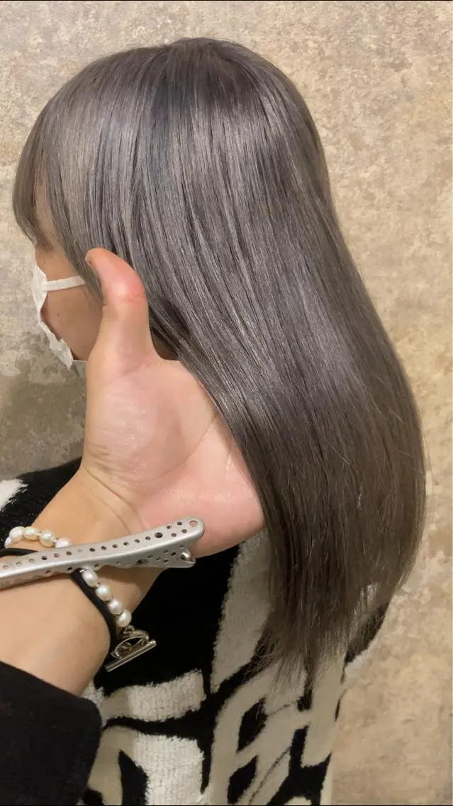 セミロング ヘアカラー マテリアル 中央駅店のヘアスタイル