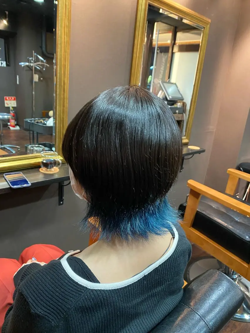 ミディアム メンズサロン AXLのヘアスタイル