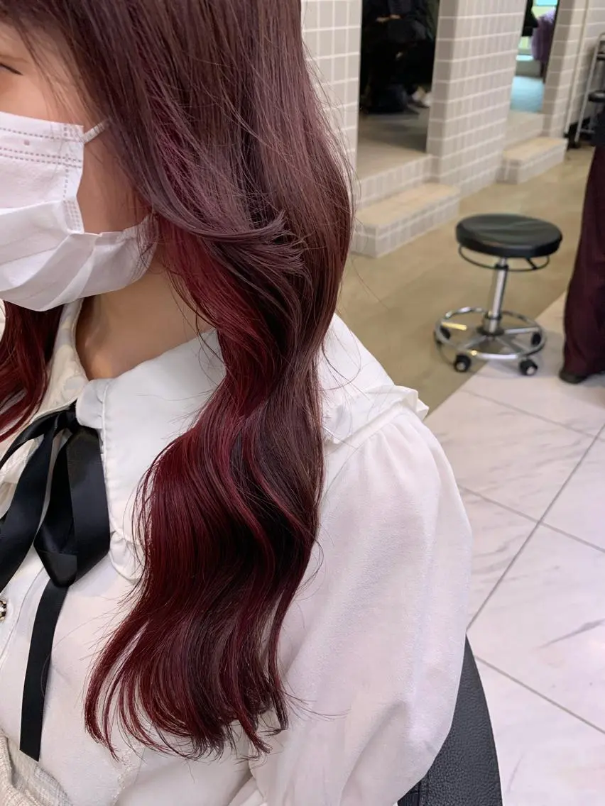 ロング カラー ヘアアレンジ 🩵 JURI🩵のヘアスタイル