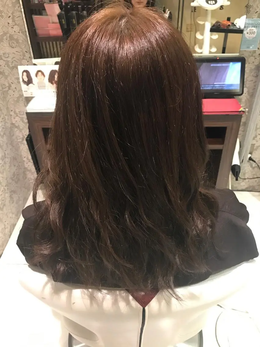 セミロング ヘアカラー トリートメント ヘアセット ✨上村 潤平✨メンズヘア✨のヘアスタイル