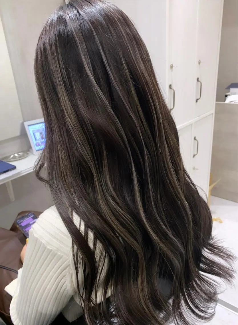ロング カラー 心斎橋なんば 大野竜輝のヘアスタイル