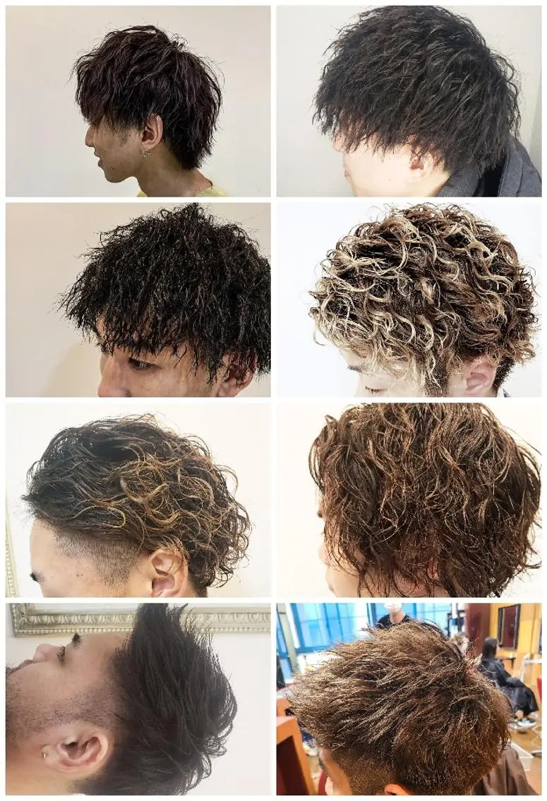 メンズ 特殊パーマ 片山恭兵のヘアスタイル