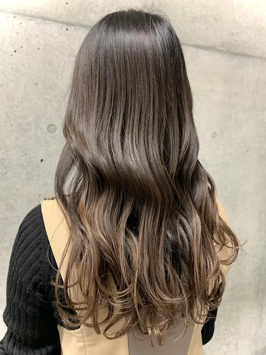 ロング カラー ヘアアレンジ アディクシーカラー 透明感カラー 【公式】amble luxe池袋東口🩷のヘアスタイル