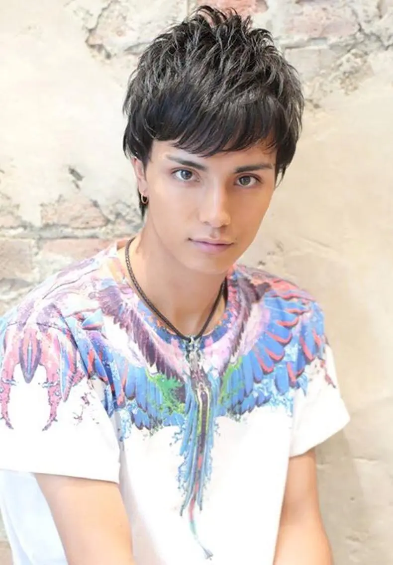 ショート パーマ メンズ Soleria 田中慎一のヘアスタイル