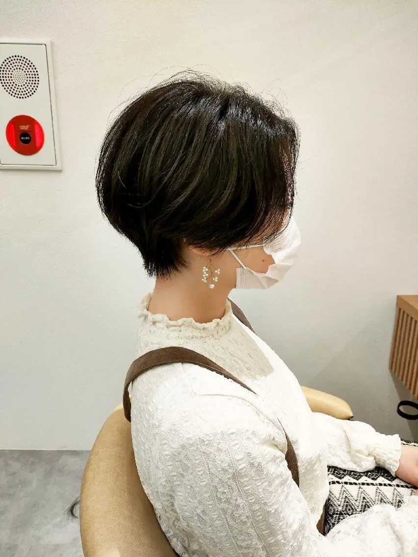 ショート ハンサムショート ショートヘア 【似合わせ・レイヤー ・パーマ】海気のヘアスタイル