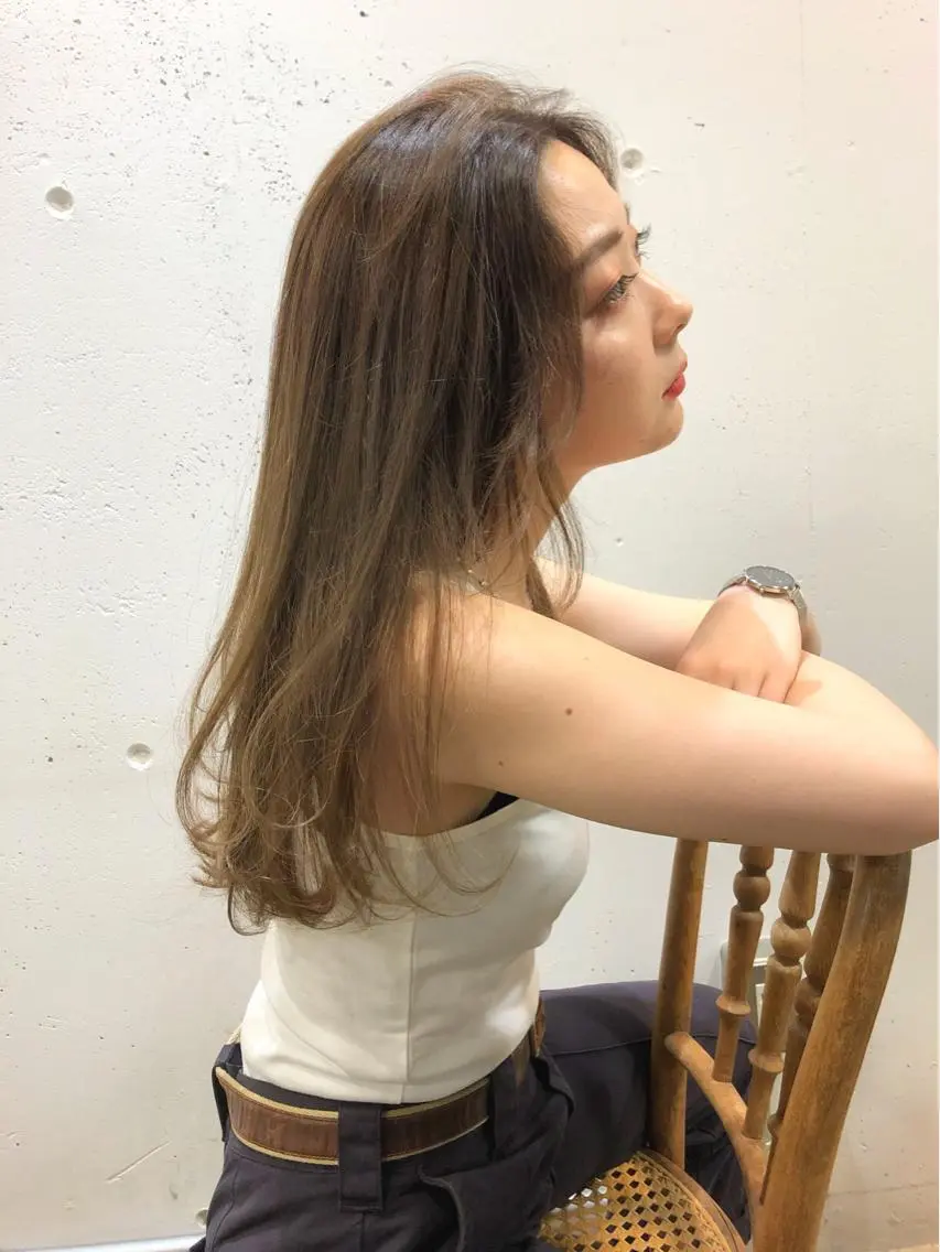 ロング カラー ロング Pia ツボイ ケイタのヘアスタイル