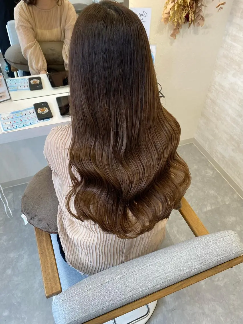 ロング 髪質改善 トリートメント カット ヘアカラー トリートメント 髪質改善&ヘアケア 永山若奈のヘアスタイル
