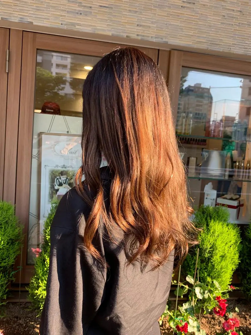 セミロング ヘアアレンジ Watai 艶髪 當間 大知のヘアスタイル