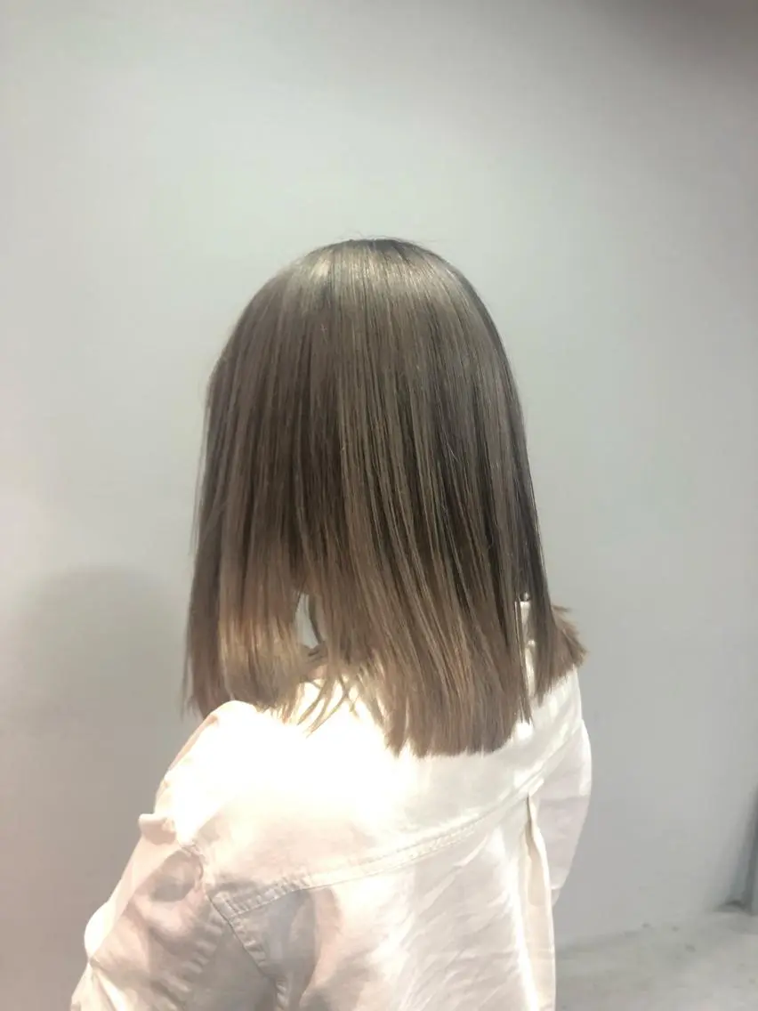 ミディアム カラー カット ヘアカラー トリートメント ヘアセット 怪我のため6月末 復帰予定田中瑞希🍃のヘアスタイル
