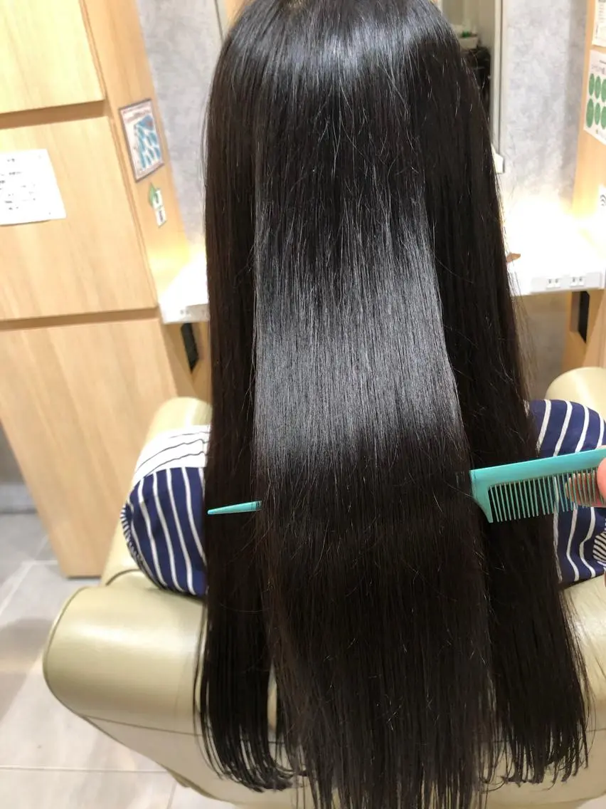 セミロング カット 縮毛矯正 トリートメント 【髪質改善特化･ 福田航洋】のヘアスタイル