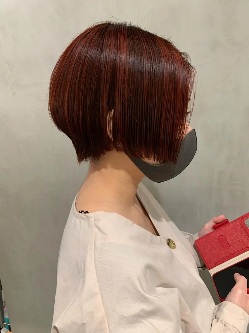ショート カラー ヘアカラー トリートメント アンニュイヘア🪽 ayumiのヘアスタイル