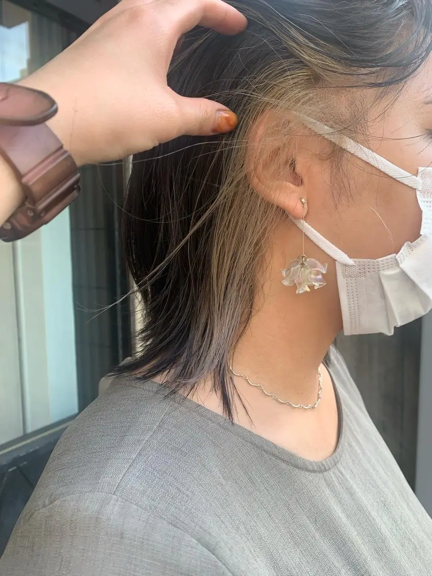 ミディアム カラー Takahashi Yuriのヘアスタイル
