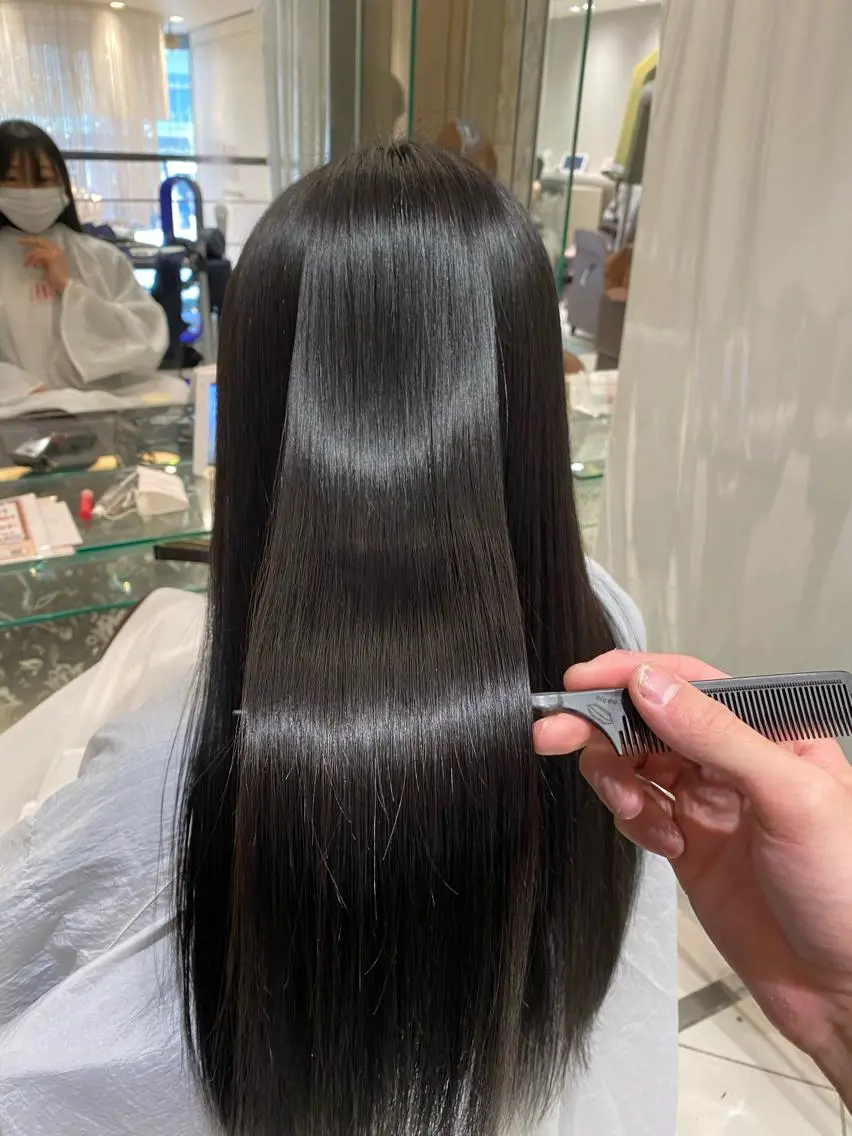 ロング 髪質改善 トリートメント ヘアカラー トリートメント ヘアセット 💜髪質改善美髪💜 星野清光のヘアスタイル