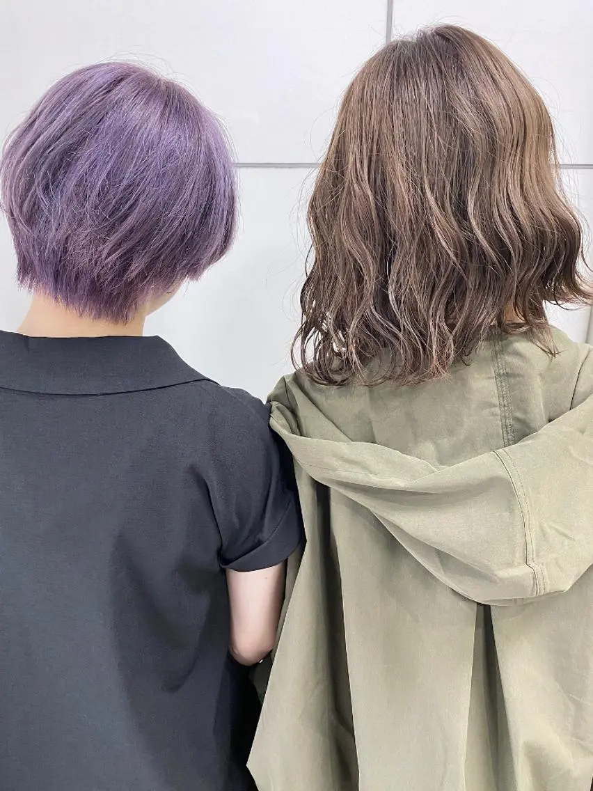 ミディアム カラー ブリーチ ケアブリーチ ダブルカラー ハイトーンカラー イルミナカラー 🧡色落ちまで2度 楽しめる🧡ヨシキのヘアスタイル