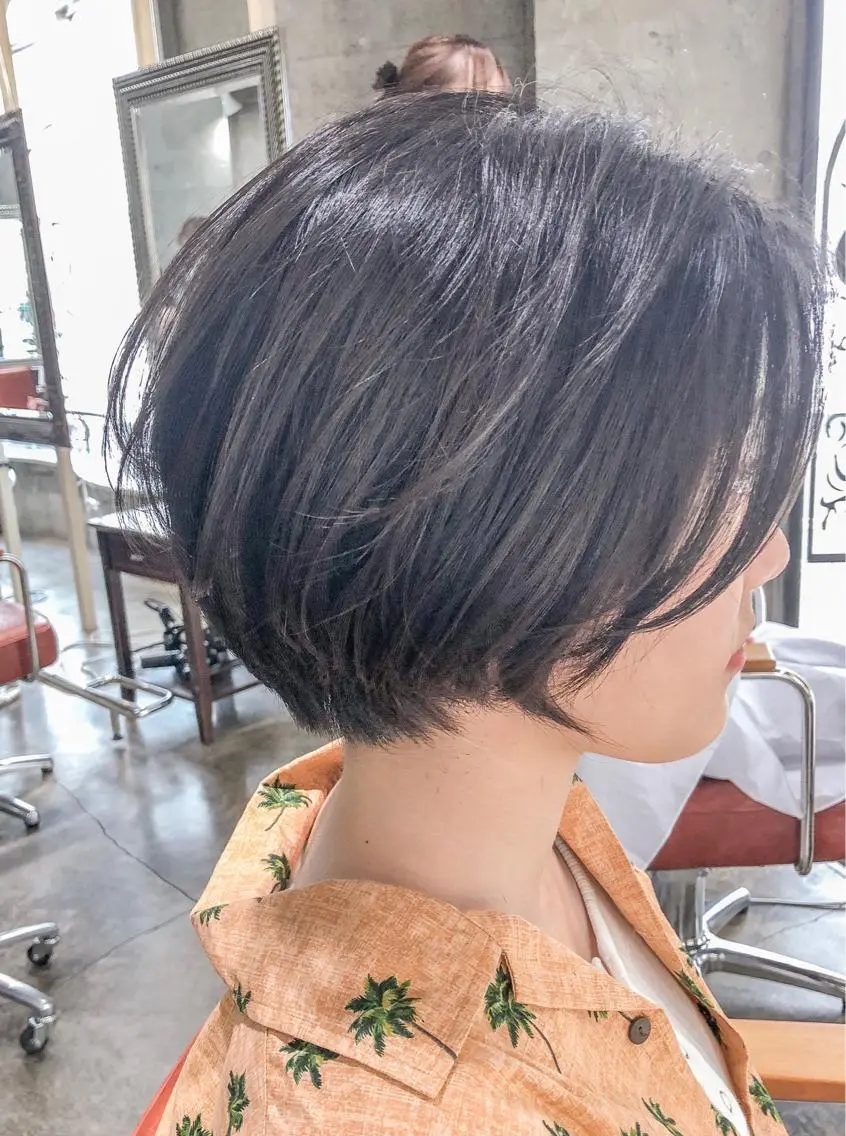 ショート 丸みショート ショートヘア 北條 優輝のヘアスタイル