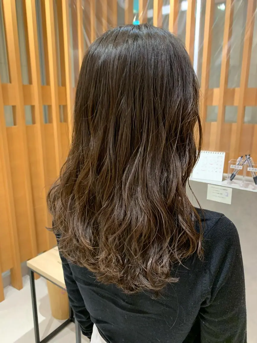 ロング 韓国風ヘア 垢抜けヘア🐰 専門のヘアスタイル