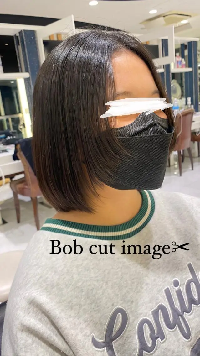 ショート カラー ボブ 藤岡杏華 /垢抜け✂︎のヘアスタイル